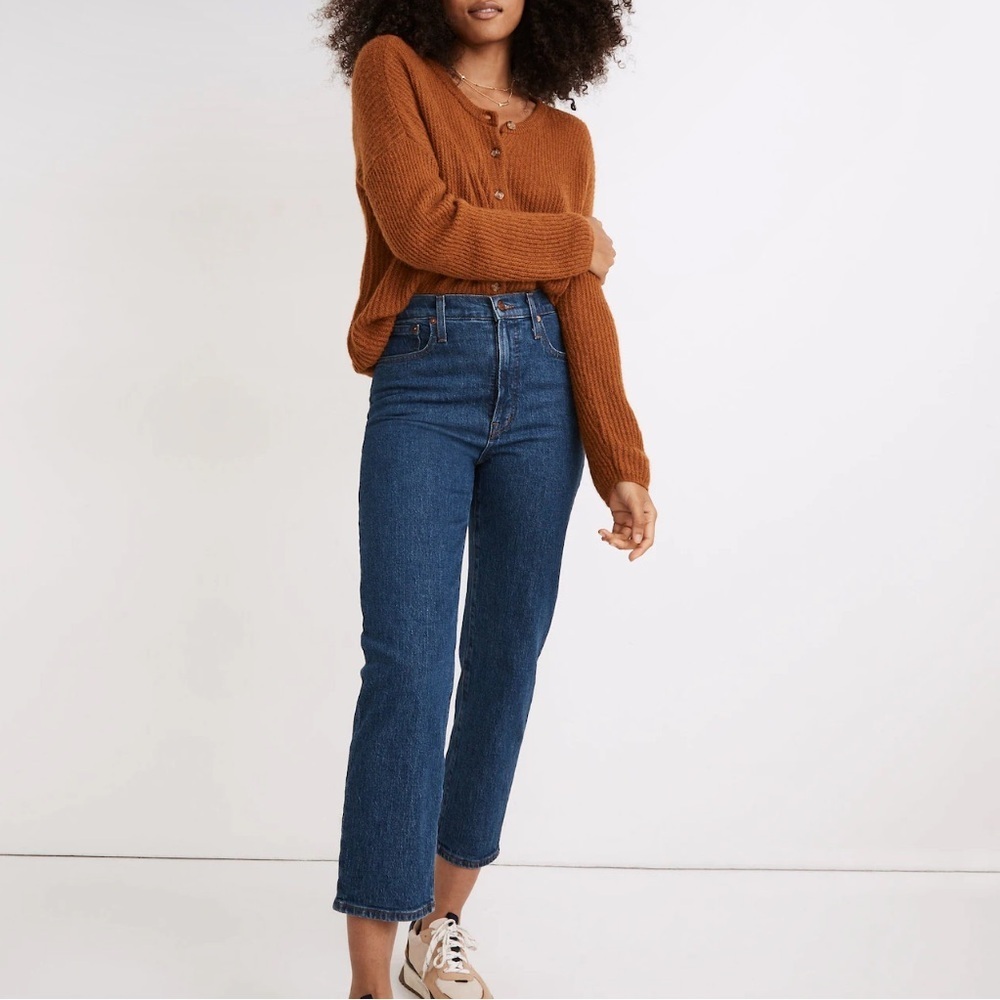 Madewell The Perfect Vintage Cropped Jeans Size 26